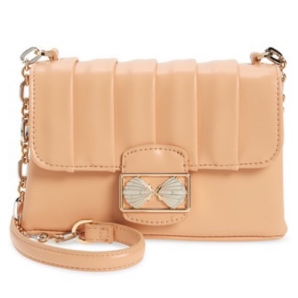 Topshop Shelly Crossbody Bag Peachy Nude Boho NWT - Picture 3 of 10